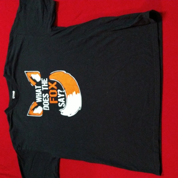 Delta Pro Weight " What Does The Fox Say " Graphic T-Shirts - Picture 4 of 7